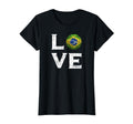 Brazil Soccer Distressed I Love Brasil T-Shirt - Unique Graphic for Adults - T-Shirt, Sweatshirt, Hoodie