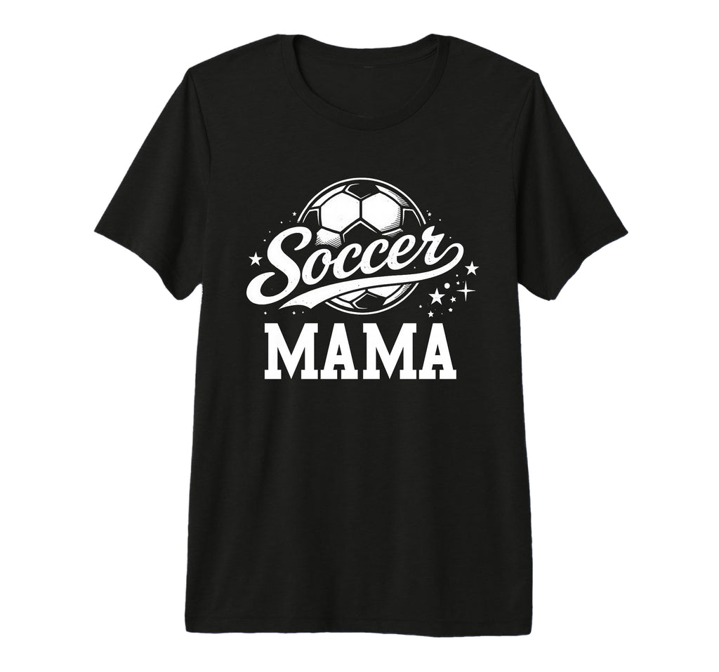 Soccer Mama Soccer Ball Tri Blend T-Shirt - Minimalist Print Unisex - T-Shirt, Sweatshirt, Hoodie