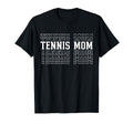 Tennis Mom Funny Layered Text Mother T-Shirt - Unique Graphic for Adults - T-Shirt, Sweatshirt, Hoodie