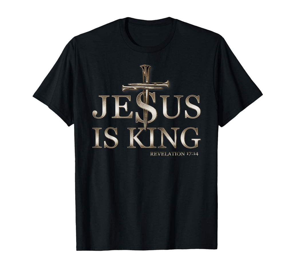 Jesus Is King Christian Faith God Sweatshirt - Graphic Print for Adults - T-Shirt, Sweatshirt, Hoodie