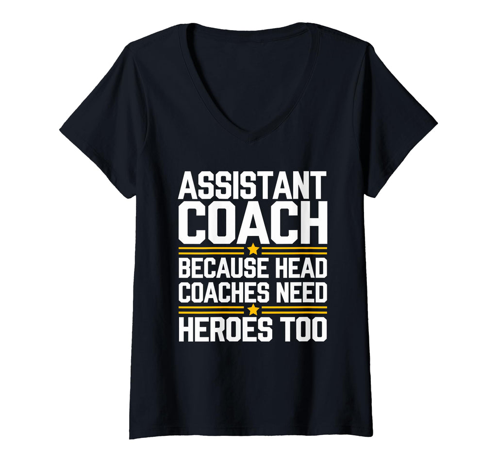 Funny Assistant Coach Soccer T-Shirt - Casual Everyday Wear Men Women - T-Shirt, Sweatshirt, Hoodie