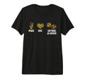 Peace Love Softball Soccer Softball Tri T-Shirt - Graphic Print Men Women - T-Shirt, Sweatshirt, Hoodie