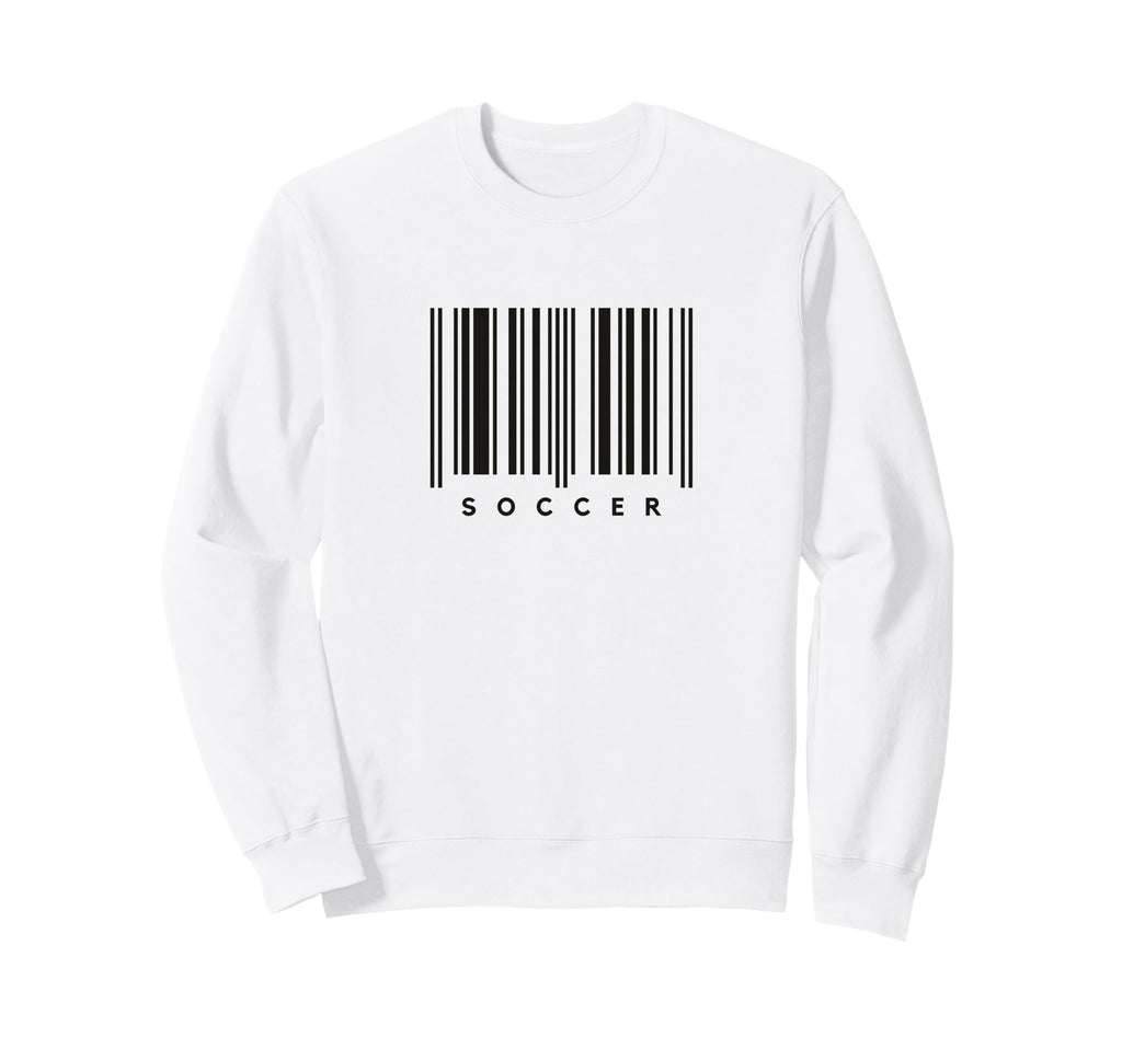 Soccer Barcode Futbol Player Sweatshirt - Casual Everyday Wear Men Women - T-Shirt, Sweatshirt, Hoodie