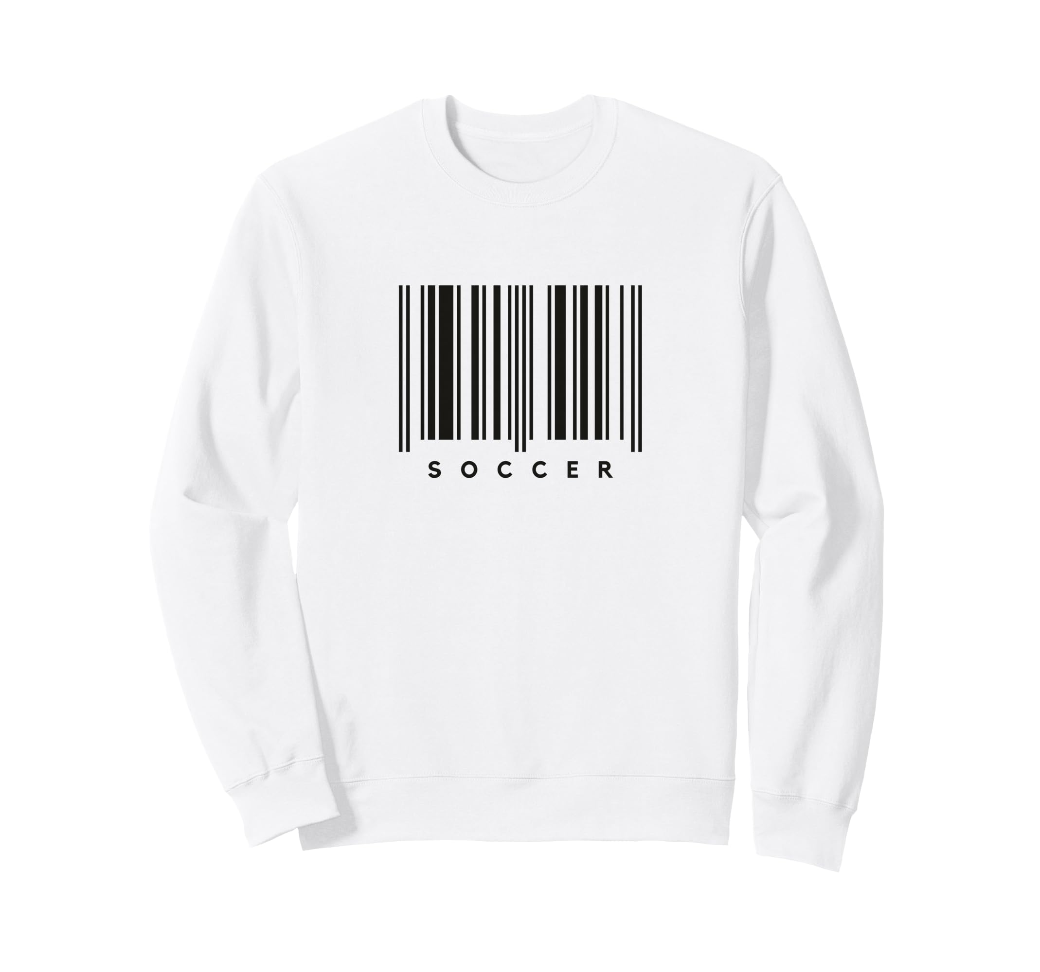 Soccer Barcode Futbol Player Sweatshirt - Casual Everyday Wear Men Women - T-Shirt, Sweatshirt, Hoodie