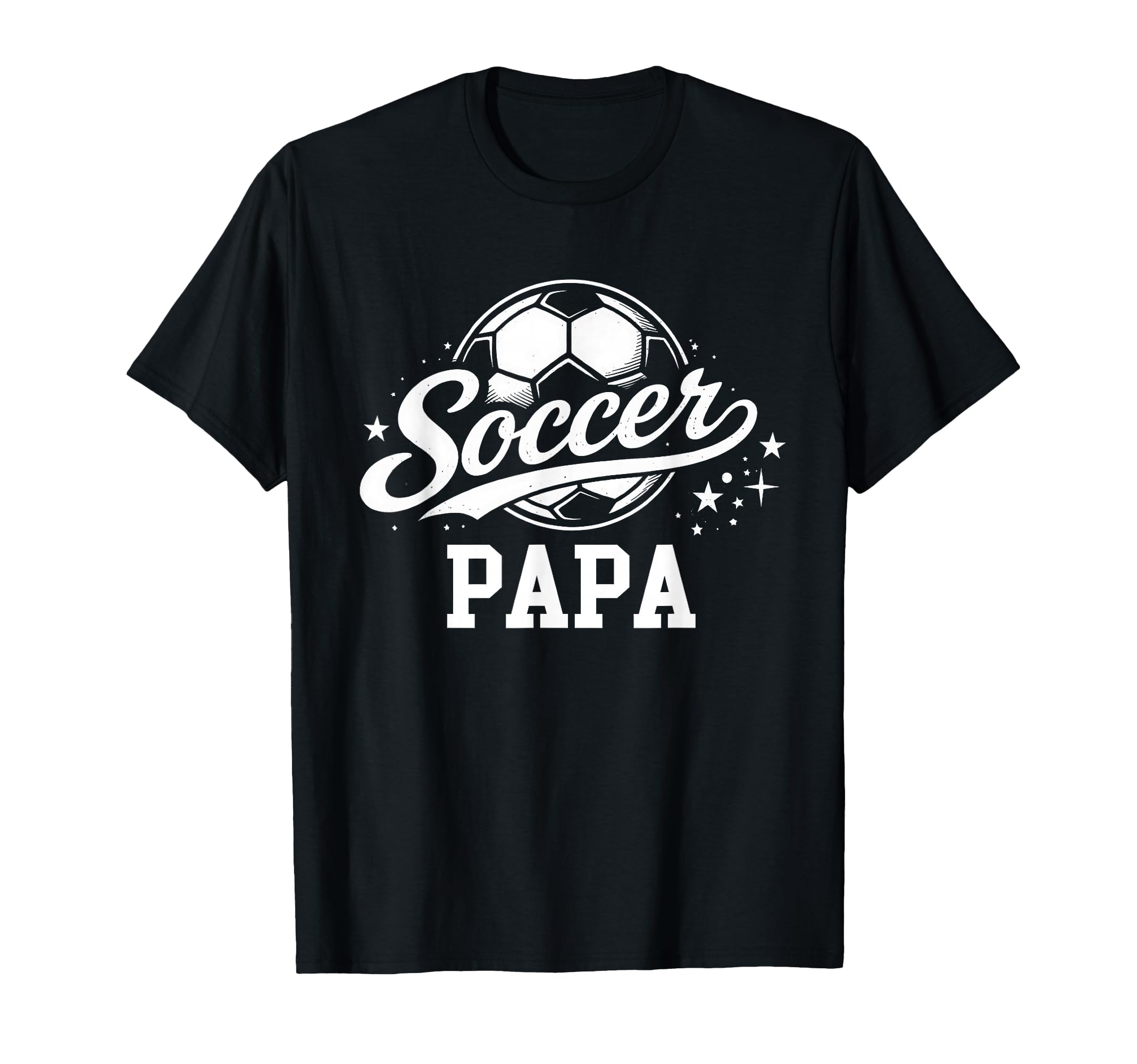 Soccer Papa Soccer Ball Dad Daddy T-Shirt - Streetwear Style Unisex - T-Shirt, Sweatshirt, Hoodie