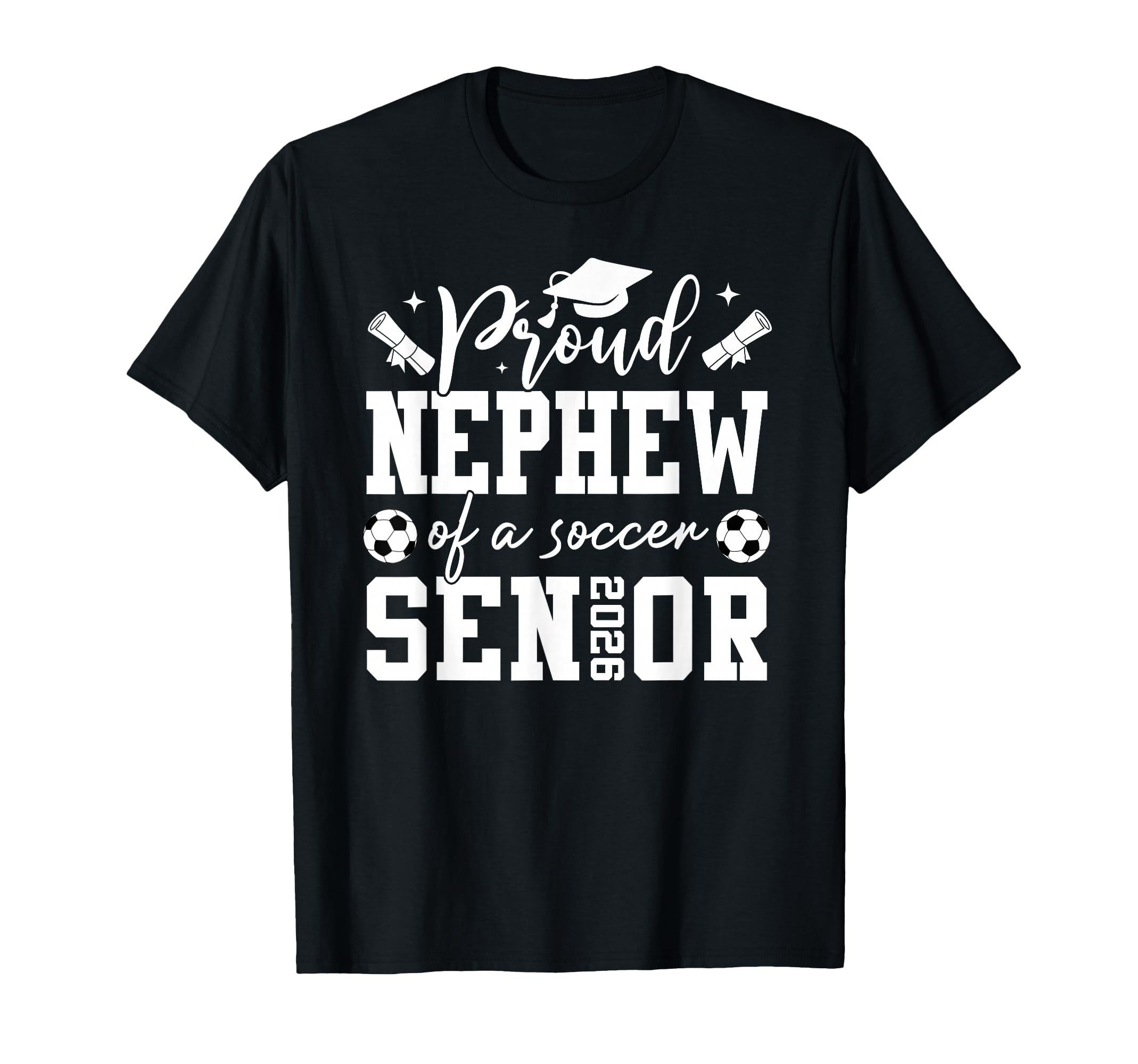 Proud Nephew Soccer 2026 Senior T-Shirt - Minimalist Print Men Women - T-Shirt, Sweatshirt, Hoodie