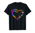 Soccer Heart Colorful Pin Lovers T-Shirt - Fun Novelty Design for Adults - T-Shirt, Sweatshirt, Hoodie