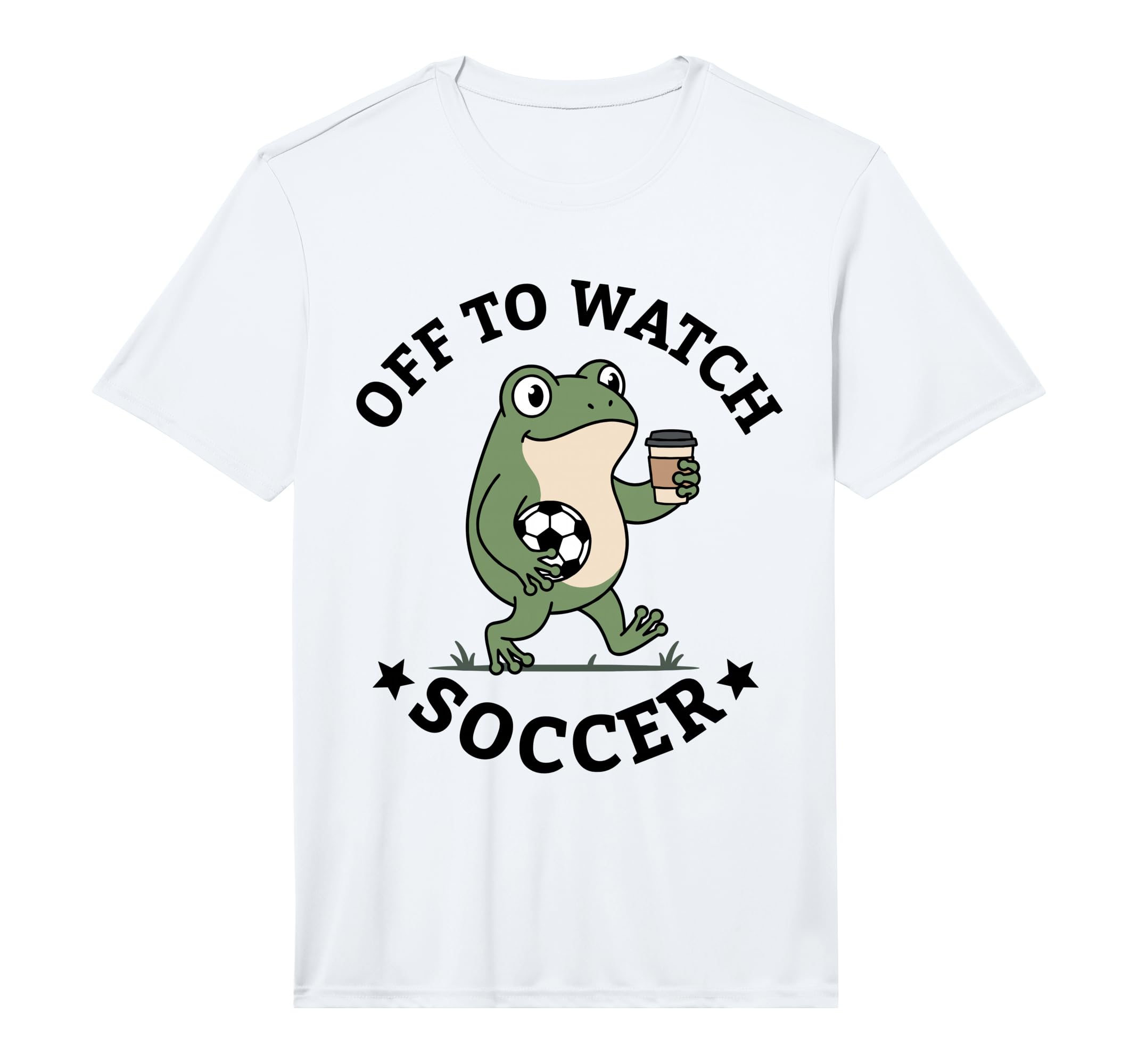 Mens Off To Watch Soccer Mom Funny T-Shirt - Minimalist Print for Adults - T-Shirt, Sweatshirt, Hoodie