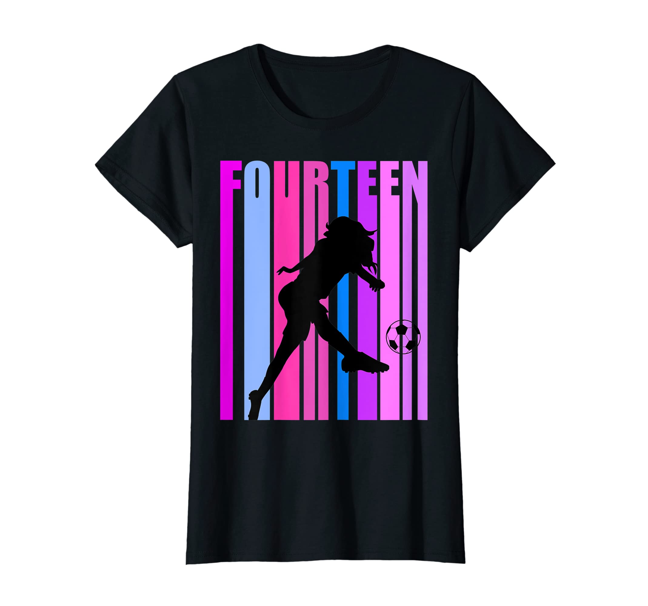 14Th Soccer Birthday Goals Score T-Shirt - Casual Everyday Wear Unisex - T-Shirt, Sweatshirt, Hoodie