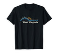 West Virginia Wv Sunrise Mountains T-Shirt - Graphic Print Unisex - T-Shirt, Sweatshirt, Hoodie