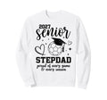 2027 Senior Soccer Stepdad Proud Sweatshirt - Fun Novelty Design Men Women - T-Shirt, Sweatshirt, Hoodie