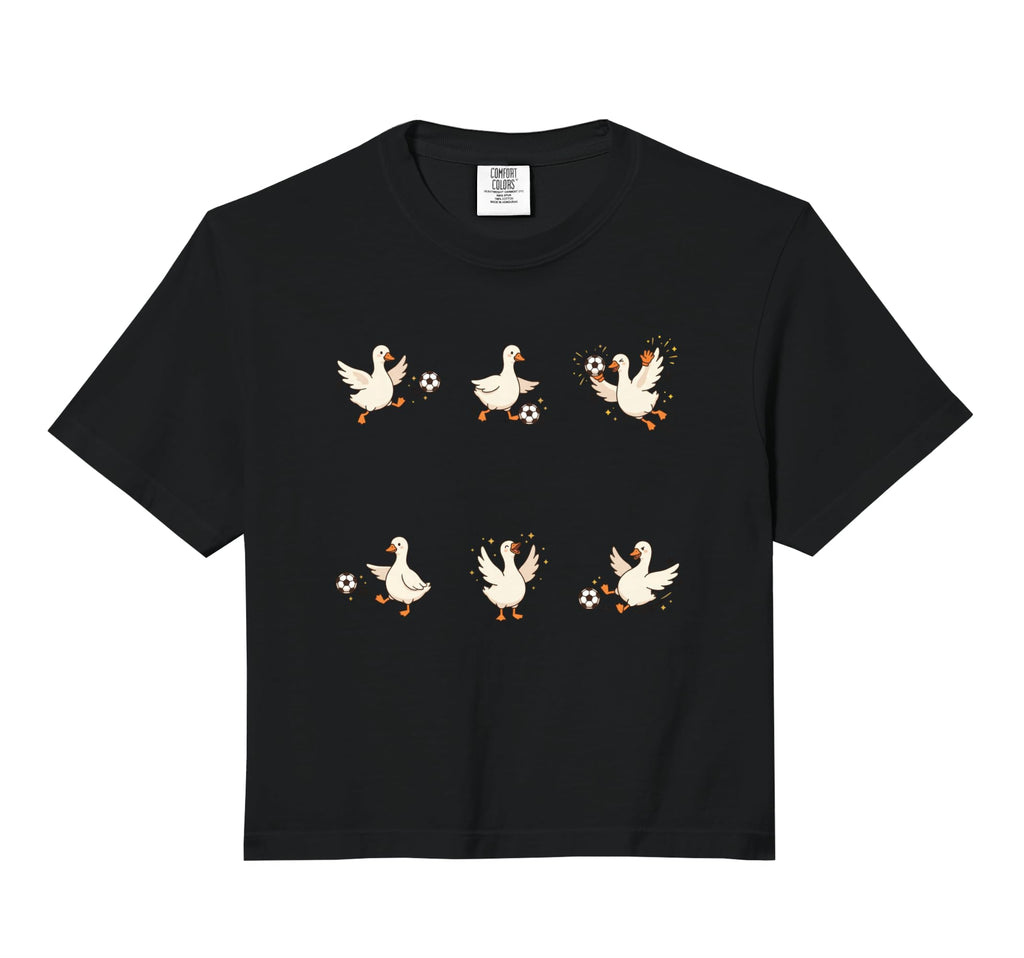 Silly Goose Playing Soccer Player Hoodie - Unique Graphic for Adults - T-Shirt, Sweatshirt, Hoodie
