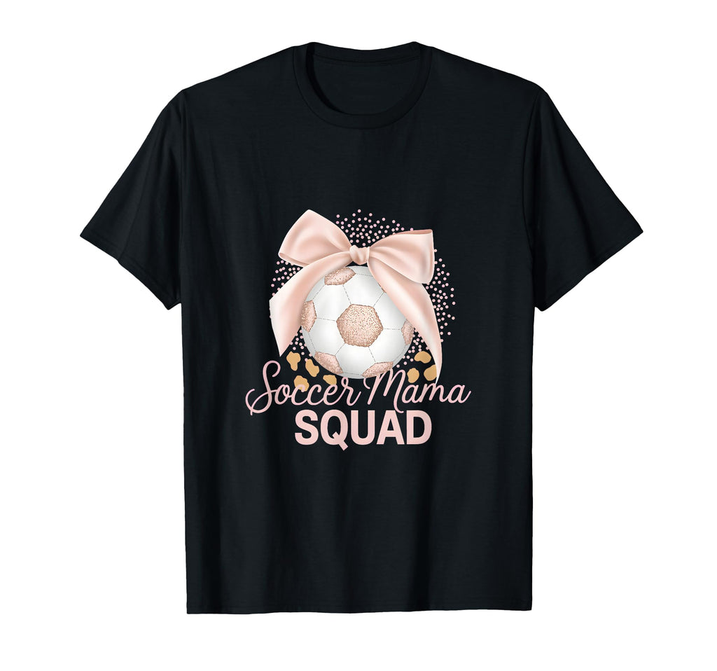 Soccer Mama Squad Coquette Sideline Soccer T-Shirt - Trendy Graphic Unisex - T-Shirt, Sweatshirt, Hoodie