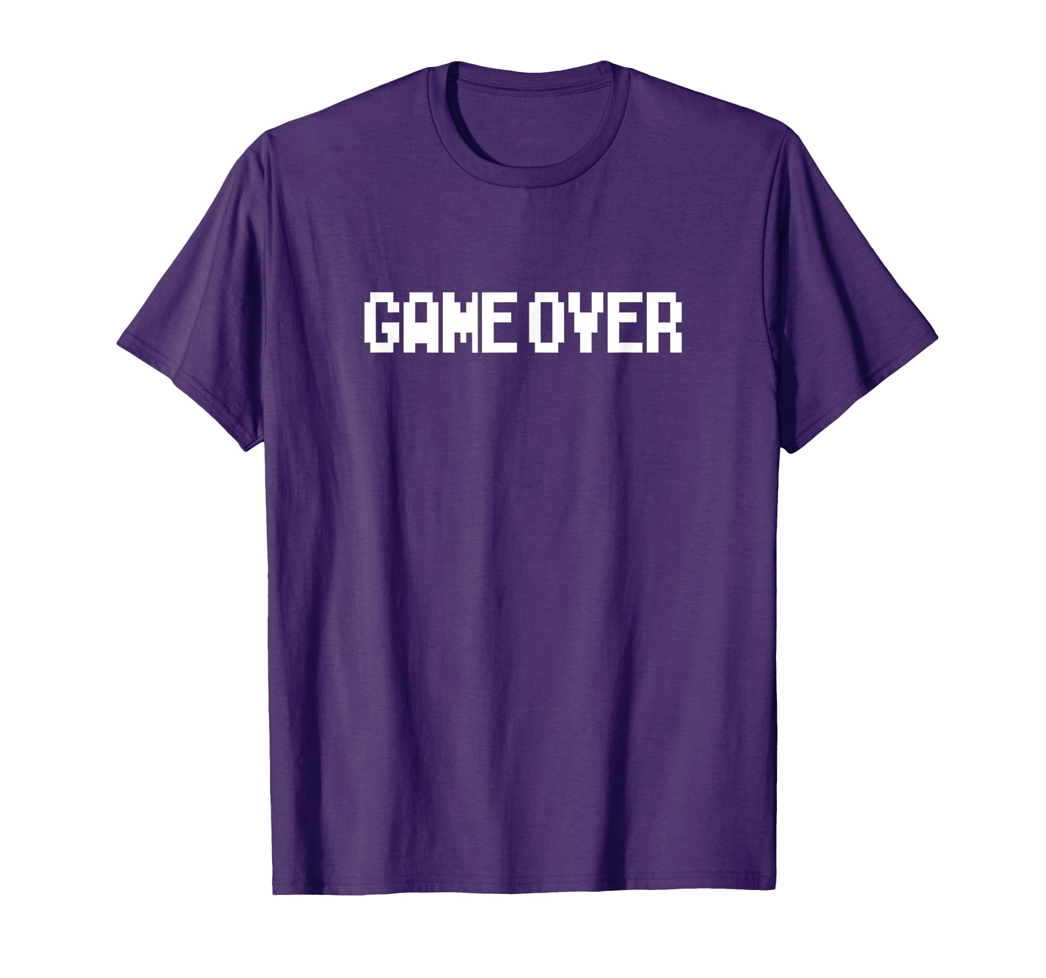 Game Over Pixelated 80S Arcade 8 Bit T-Shirt - Fun Novelty Design Men Women - T-Shirt, Sweatshirt, Hoodie