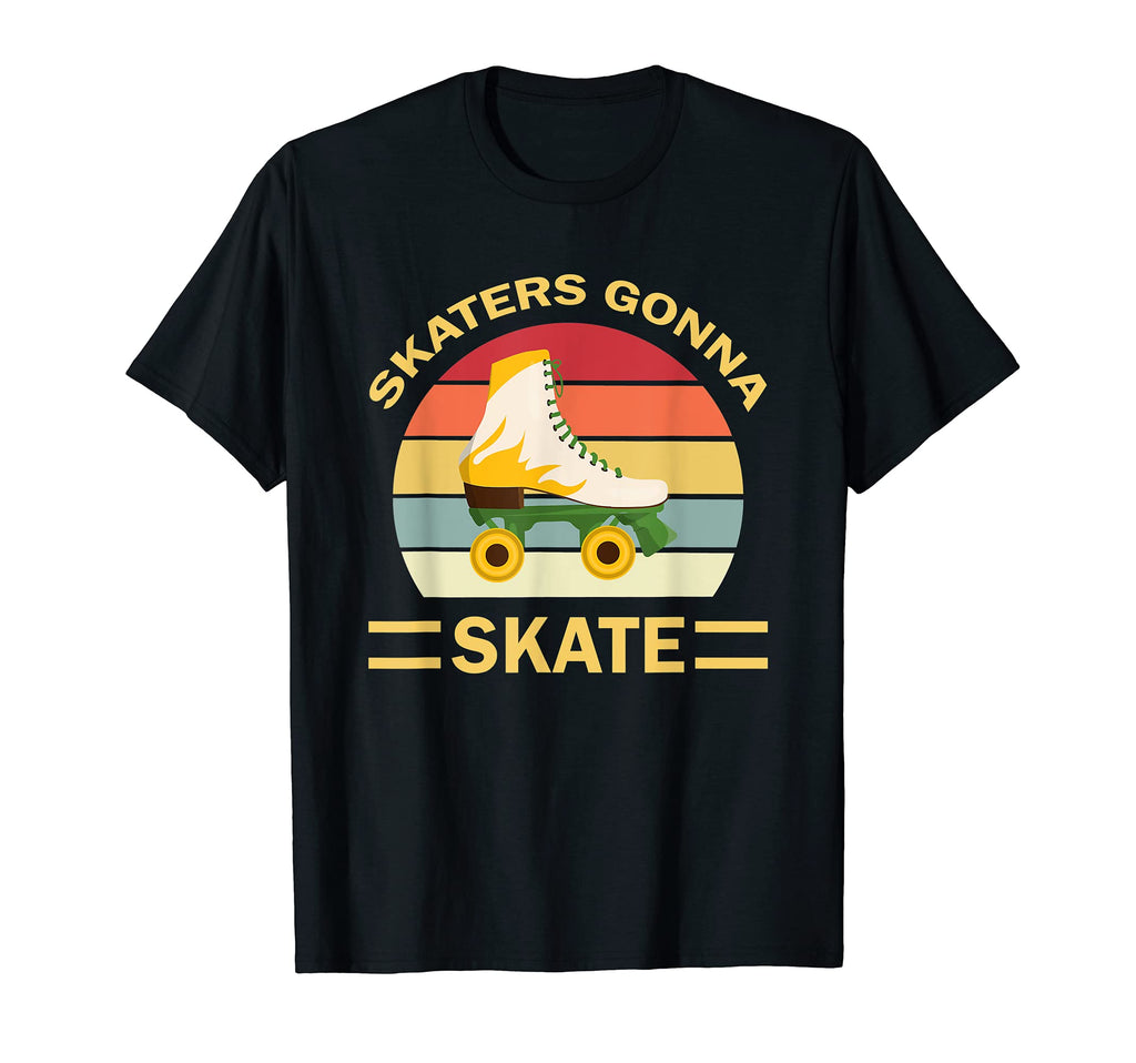 Skaters Gonna Skate Roller Skating T-Shirt - Aesthetic Graphic for Adults - T-Shirt, Sweatshirt, Hoodie