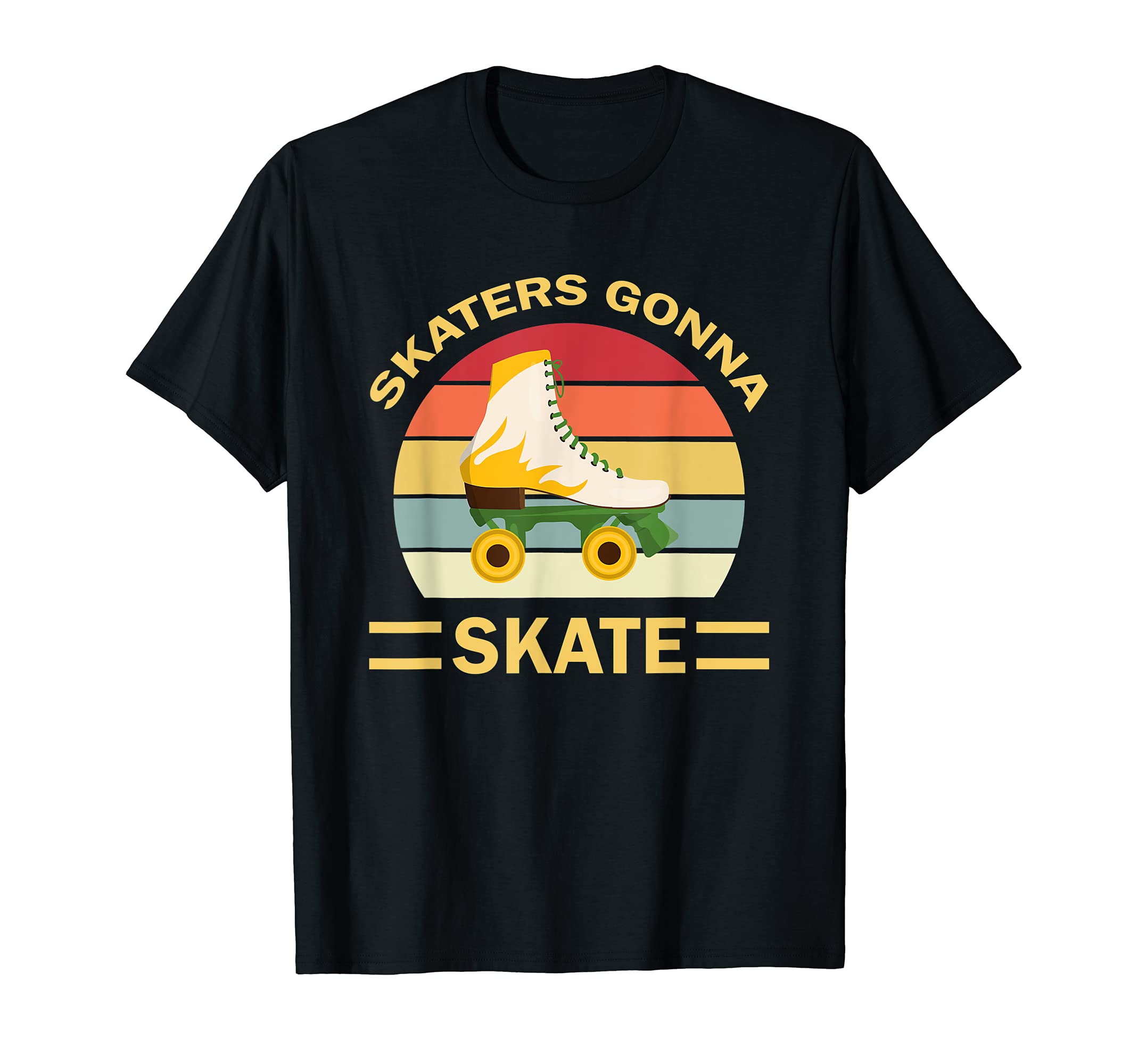 Skaters Gonna Skate Roller Skating T-Shirt - Aesthetic Graphic for Adults - T-Shirt, Sweatshirt, Hoodie