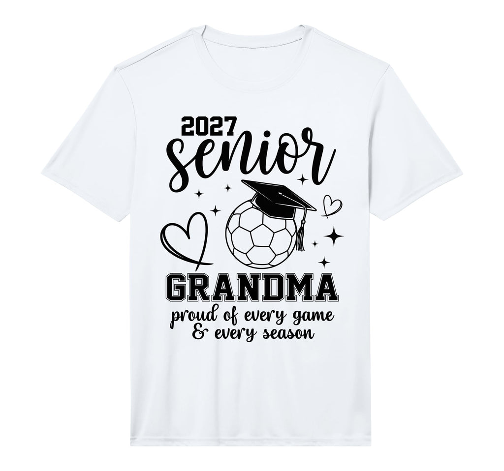 2027 Senior Soccer Grandma Proud Family T-Shirt - Aesthetic Graphic Unisex - T-Shirt, Sweatshirt, Hoodie