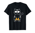 Roller Skating Cat Skater Roller Skates T-Shirt - Minimalist Print Unisex - T-Shirt, Sweatshirt, Hoodie