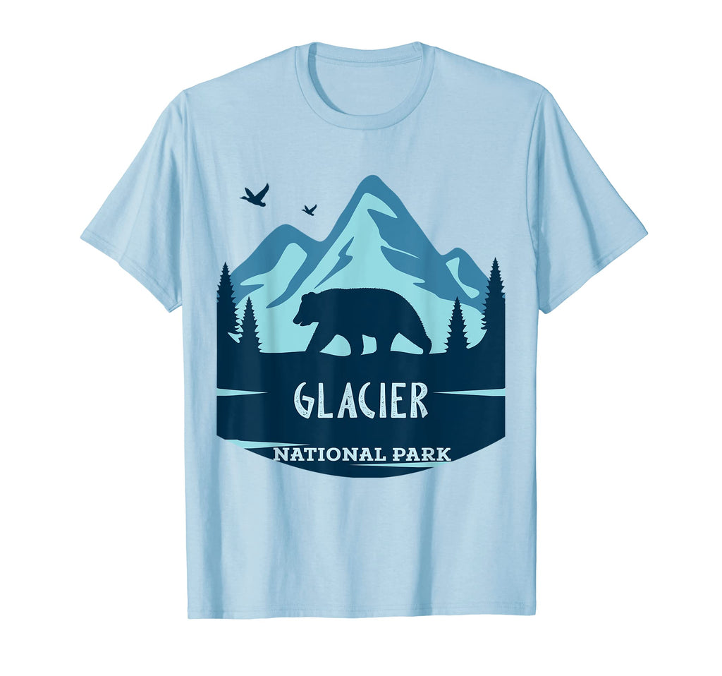 Grizzly Bear Montana Glacier T-Shirt - Streetwear Style for Adults - T-Shirt, Sweatshirt, Hoodie