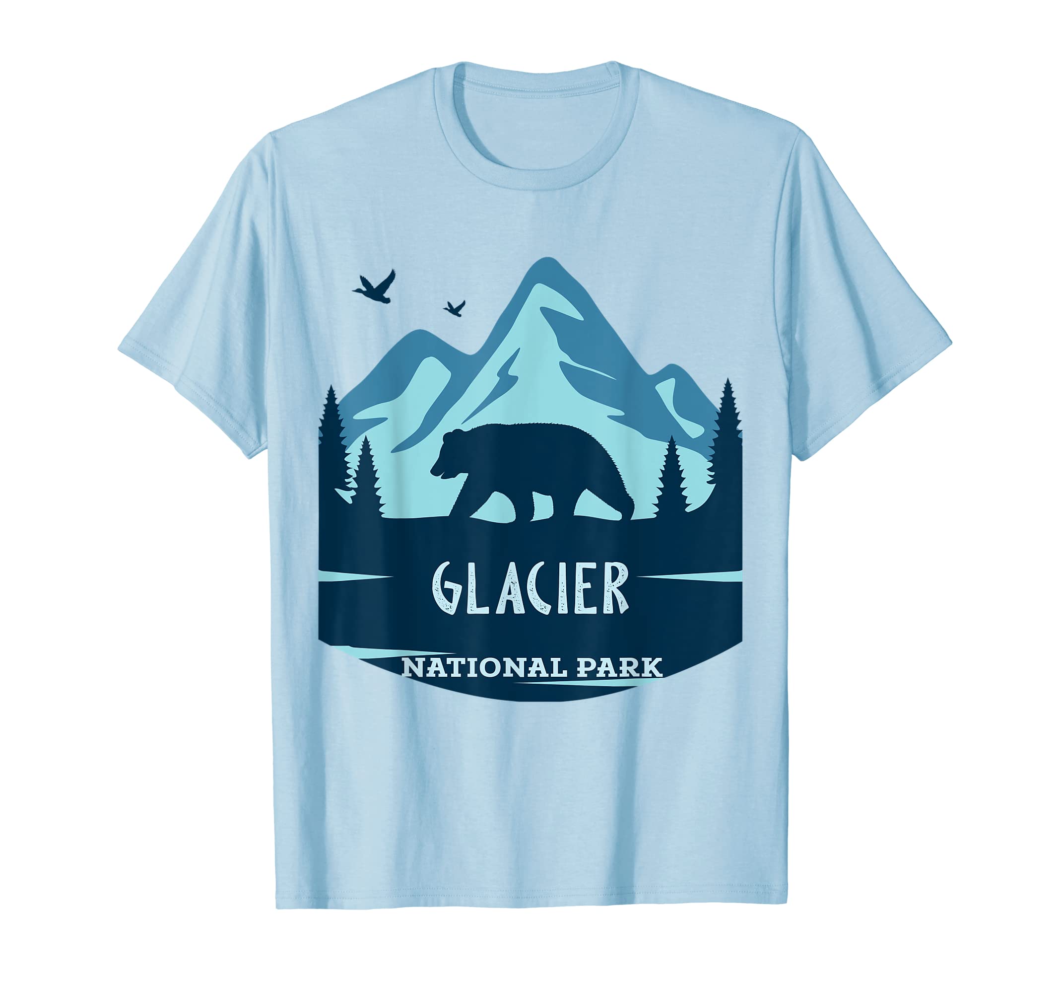 Grizzly Bear Montana Glacier T-Shirt - Streetwear Style for Adults - T-Shirt, Sweatshirt, Hoodie