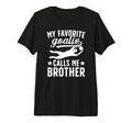 My Favorite Soccer Goalie Brother T-Shirt - Minimalist Print Men Women - T-Shirt, Sweatshirt, Hoodie