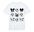 Coquette Football Bow Cheer Soccer Mama T-Shirt - Graphic Print for Adults - T-Shirt, Sweatshirt, Hoodie