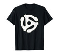 Vinyl 45 Rpm Adapter Dj Music Gift T-Shirt - Custom Art Print Men Women - T-Shirt, Sweatshirt, Hoodie
