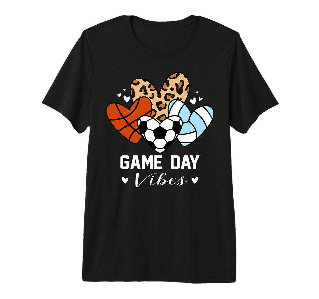 Game Day Vibes Funny Soccer T-Shirt - Casual Everyday Wear for Adults - T-Shirt, Sweatshirt, Hoodie
