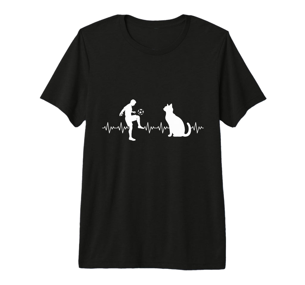 Cat Lover Soccer Player Coach Cat T-Shirt - Unique Graphic for Adults - T-Shirt, Sweatshirt, Hoodie