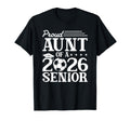 Proud Aunt 2026 Senior Soccer Graduate T-Shirt - Custom Art Print Men Women - T-Shirt, Sweatshirt, Hoodie