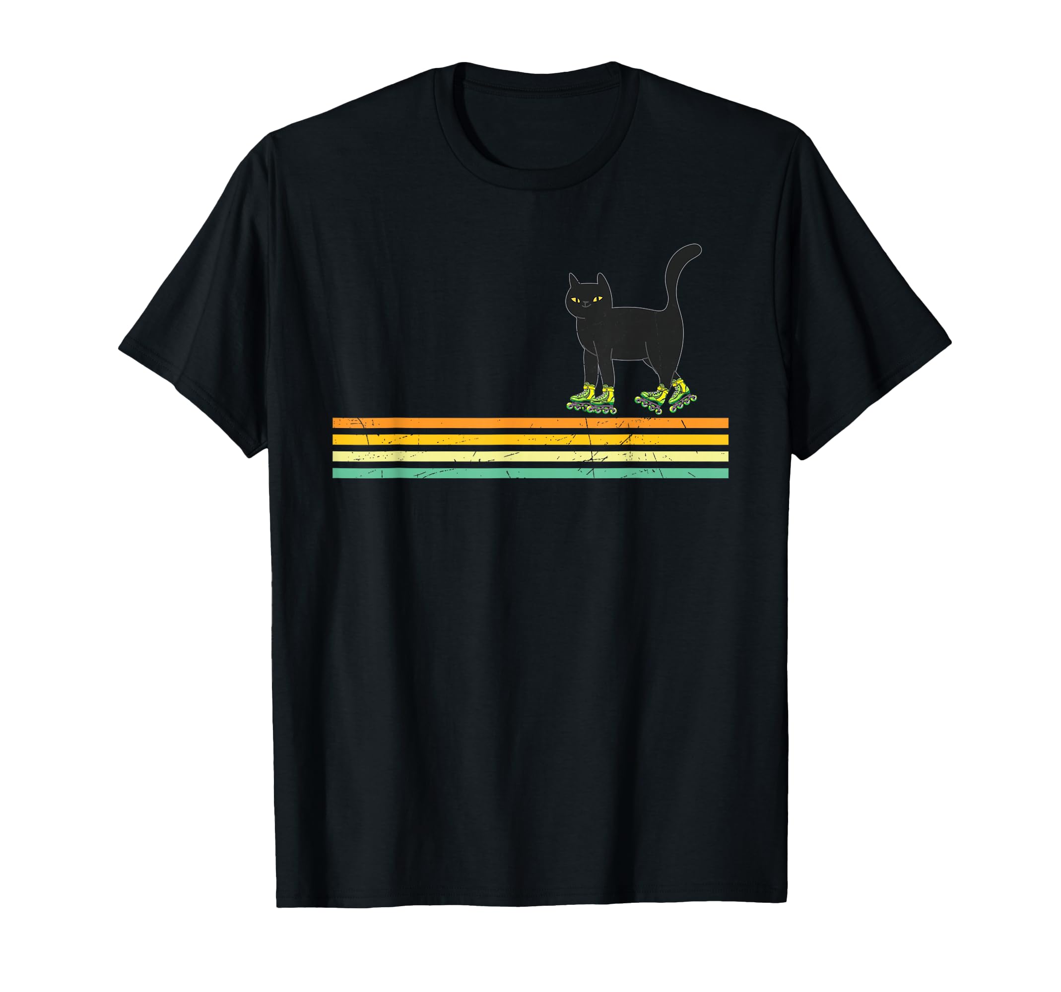 Roller Skating Cats Derby Skater T-Shirt - Trendy Graphic Men Women - T-Shirt, Sweatshirt, Hoodie