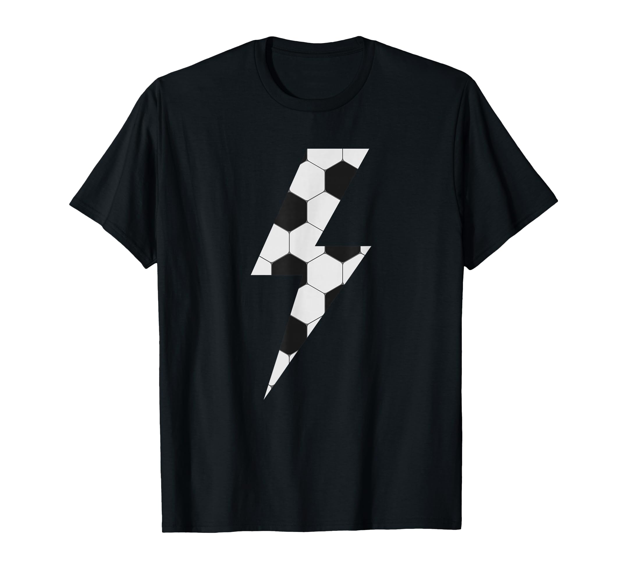 Lightning Bolt Soccer T-Shirt - Custom Art Print Unisex - T-Shirt, Sweatshirt, Hoodie