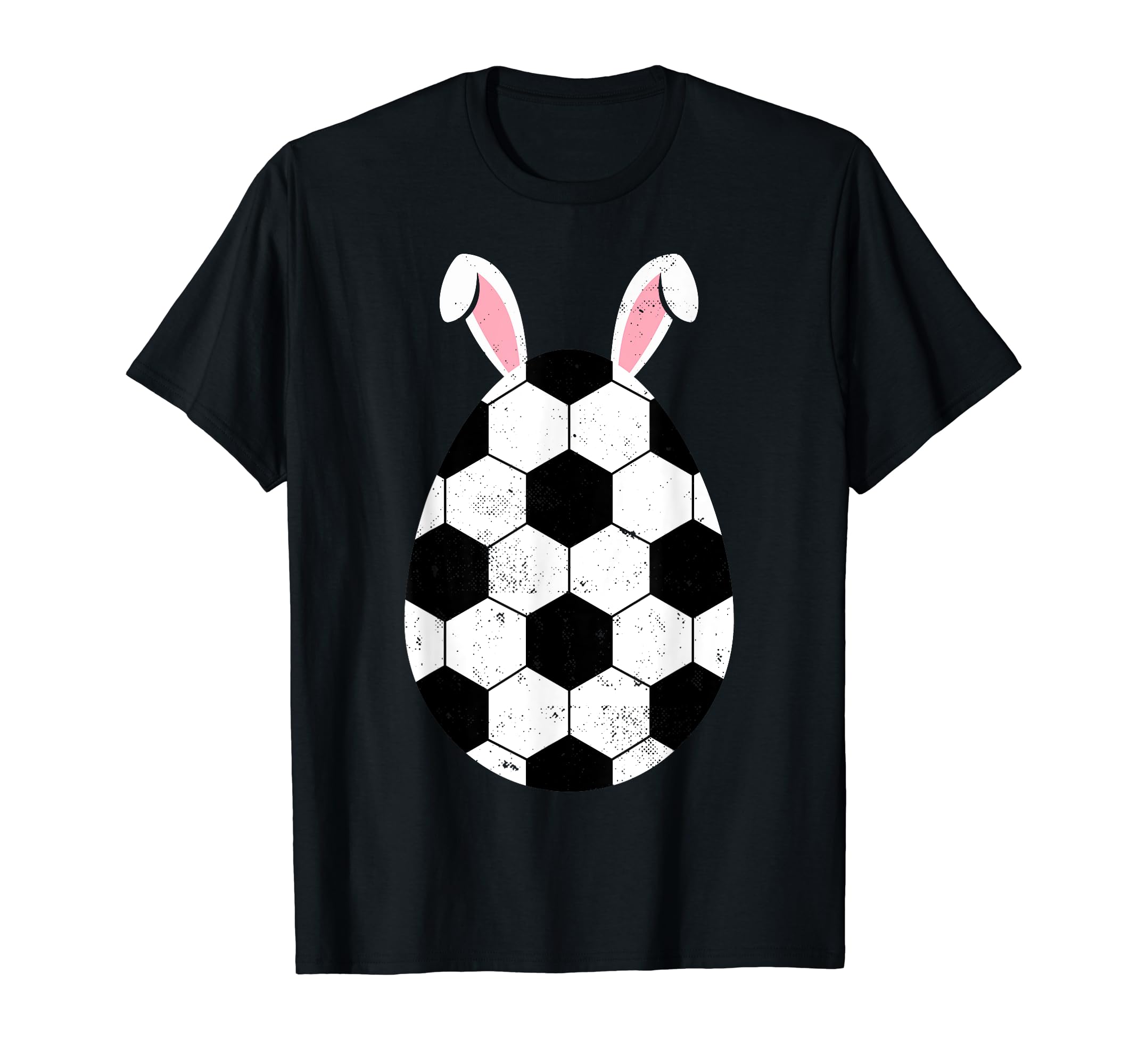 Funny Soccer Ball Bunny Ears Eggs Easter T-Shirt - Graphic Print Men Women - T-Shirt, Sweatshirt, Hoodie