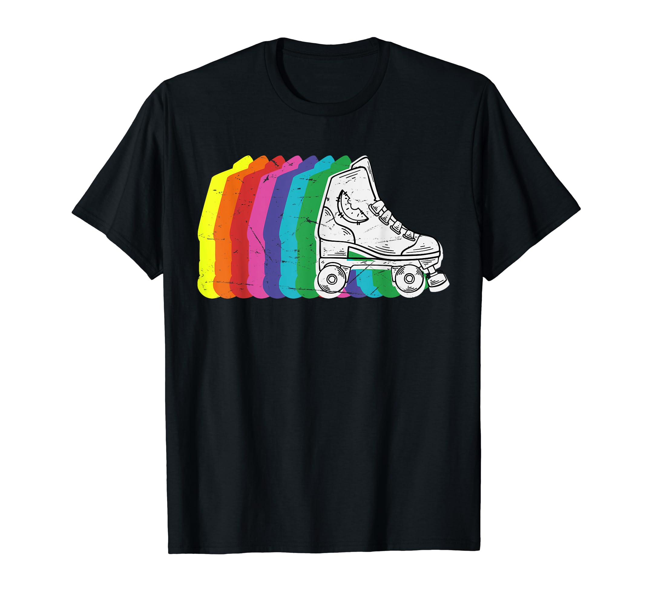 Skater Gifts Roller Skating Accessories Hoodie - Graphic Print for Adults - T-Shirt, Sweatshirt, Hoodie
