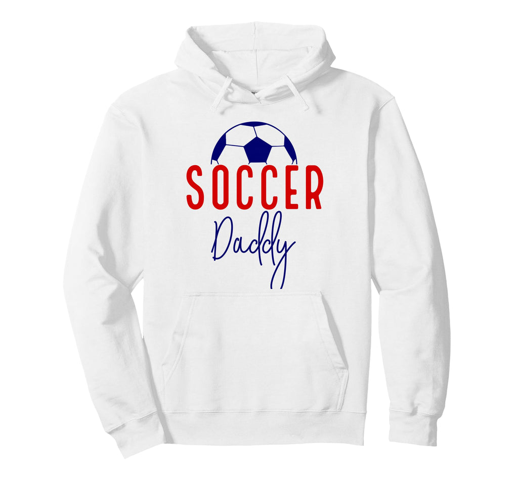 Soccer Daddy Soccer Father Dad Support Hoodie - Trendy Graphic Unisex - T-Shirt, Sweatshirt, Hoodie