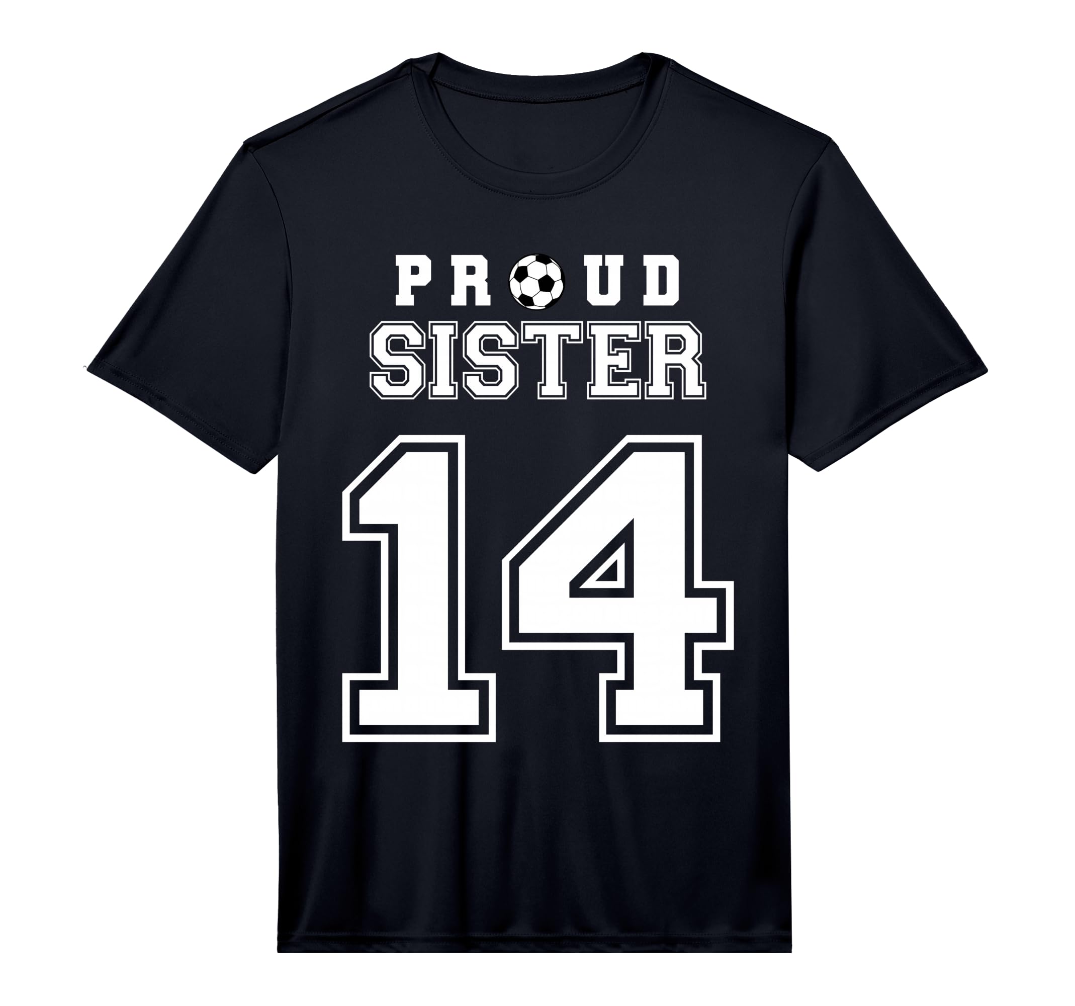 Number 14 Custom Proud Soccer Futbol T-Shirt - Unique Graphic Unisex - T-Shirt, Sweatshirt, Hoodie
