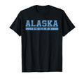 Alaska Soccer Sky Blue Text T-Shirt - Trendy Graphic Men Women - T-Shirt, Sweatshirt, Hoodie