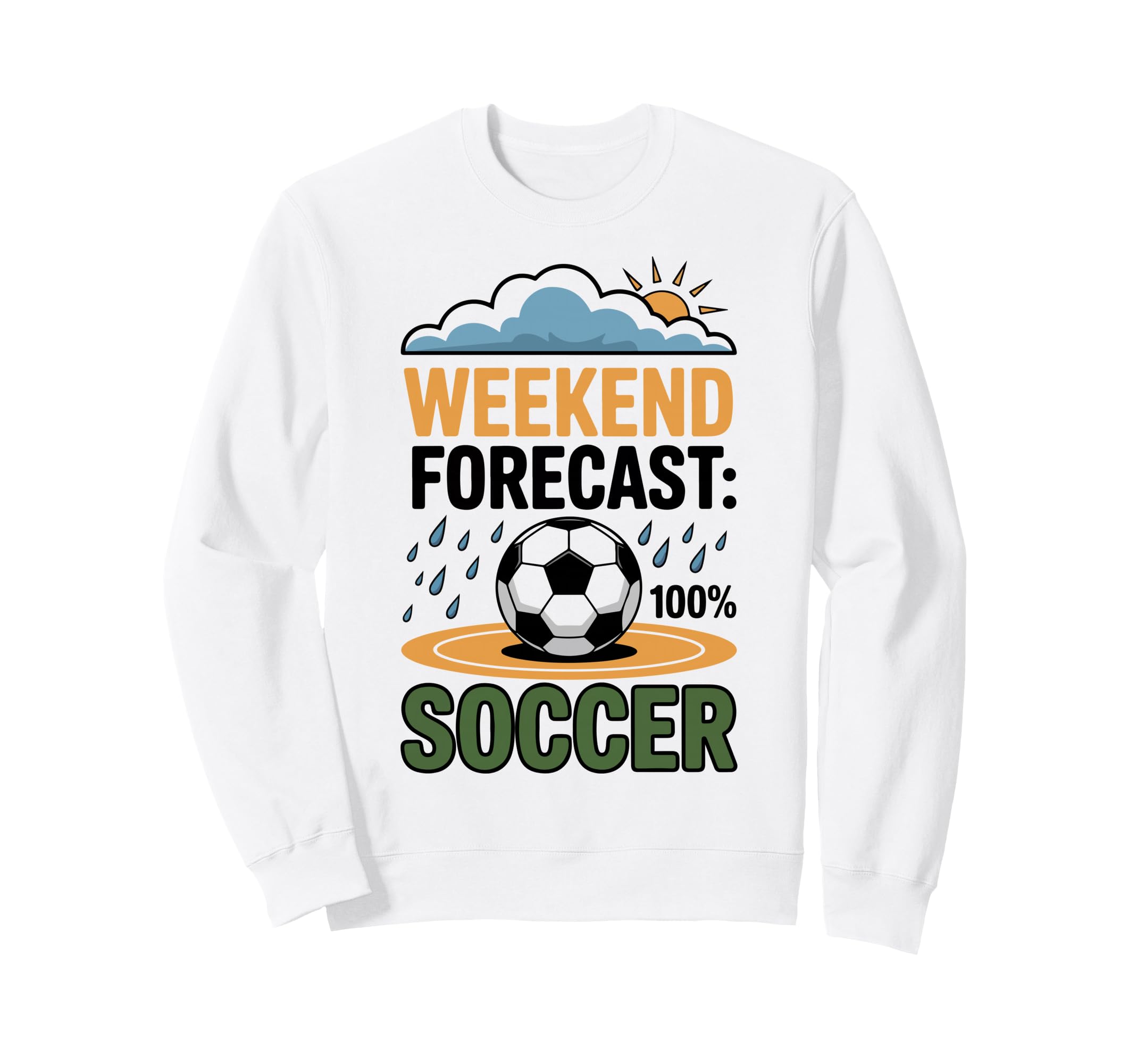 Soccer Fan Training Soccer Practice Sweatshirt - Custom Art Print Unisex - T-Shirt, Sweatshirt, Hoodie