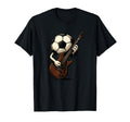 Awesome Soccer Guitar Rocking T-Shirt - Custom Art Print Men Women - T-Shirt, Sweatshirt, Hoodie