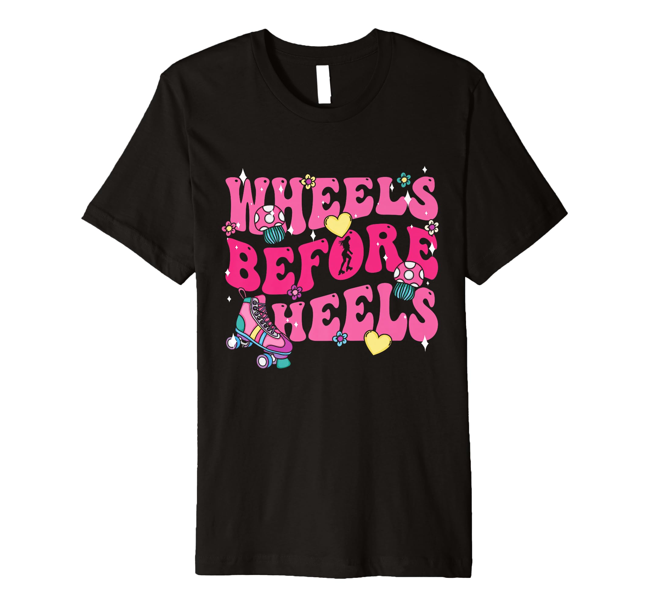 Roller Skate Roller Skating Wheels T-Shirt - Minimalist Print Unisex - T-Shirt, Sweatshirt, Hoodie