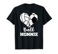 Ball Nonnie Heart Funny Soccer T-Shirt - Unique Graphic for Adults - T-Shirt, Sweatshirt, Hoodie