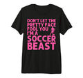 Soccer Art Teen Goalie Soccer Player Tri T-Shirt - Custom Art Print Unisex - T-Shirt, Sweatshirt, Hoodie