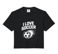 I Love Soccer Enthusiast Sports Passion T-Shirt - Graphic Print Unisex - T-Shirt, Sweatshirt, Hoodie