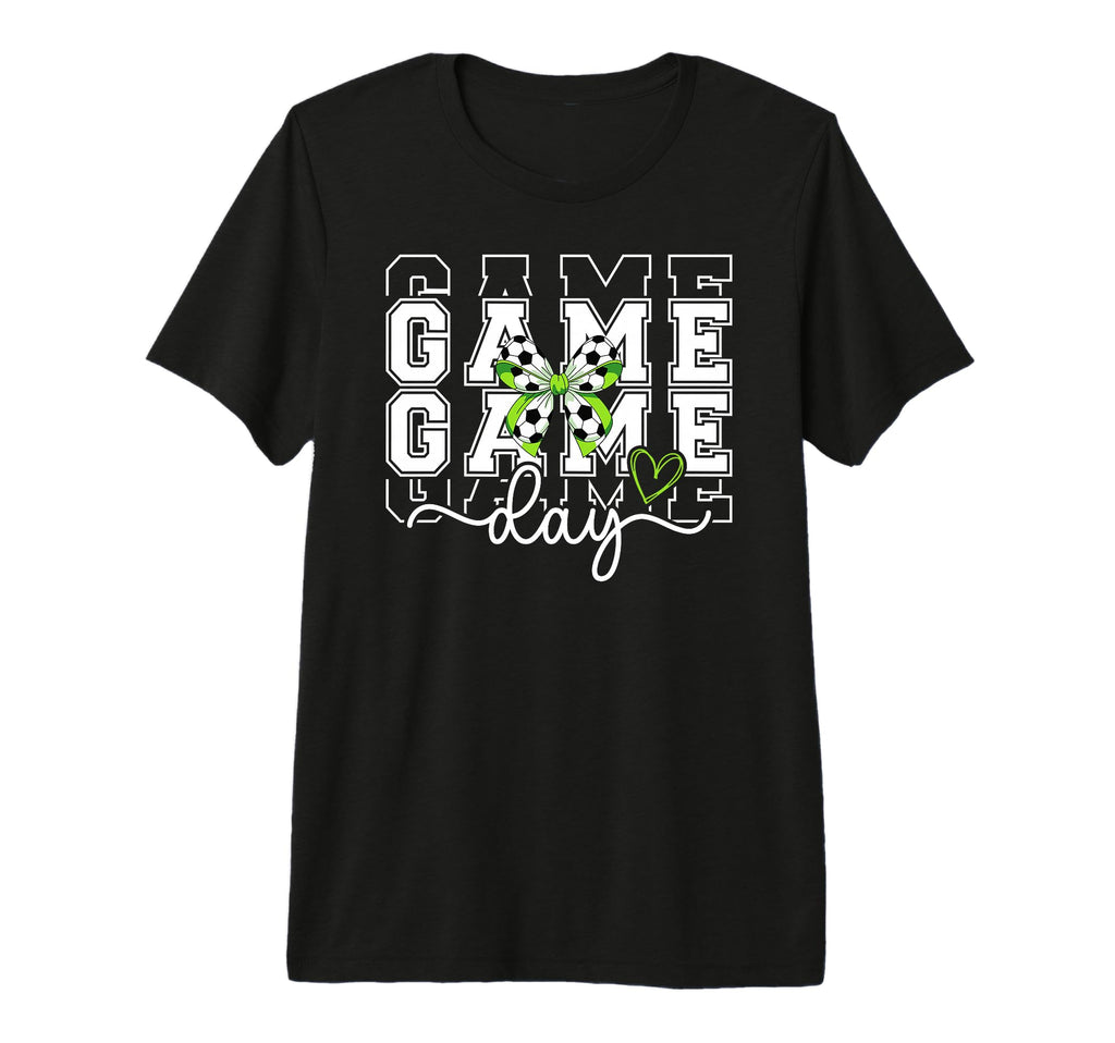 Game Day Soccer Game Day Coquette T-Shirt - Fun Novelty Design for Adults - T-Shirt, Sweatshirt, Hoodie