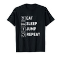 Eat Sleep Jump Repeat T-Shirt - Custom Art Print for Adults - T-Shirt, Sweatshirt, Hoodie