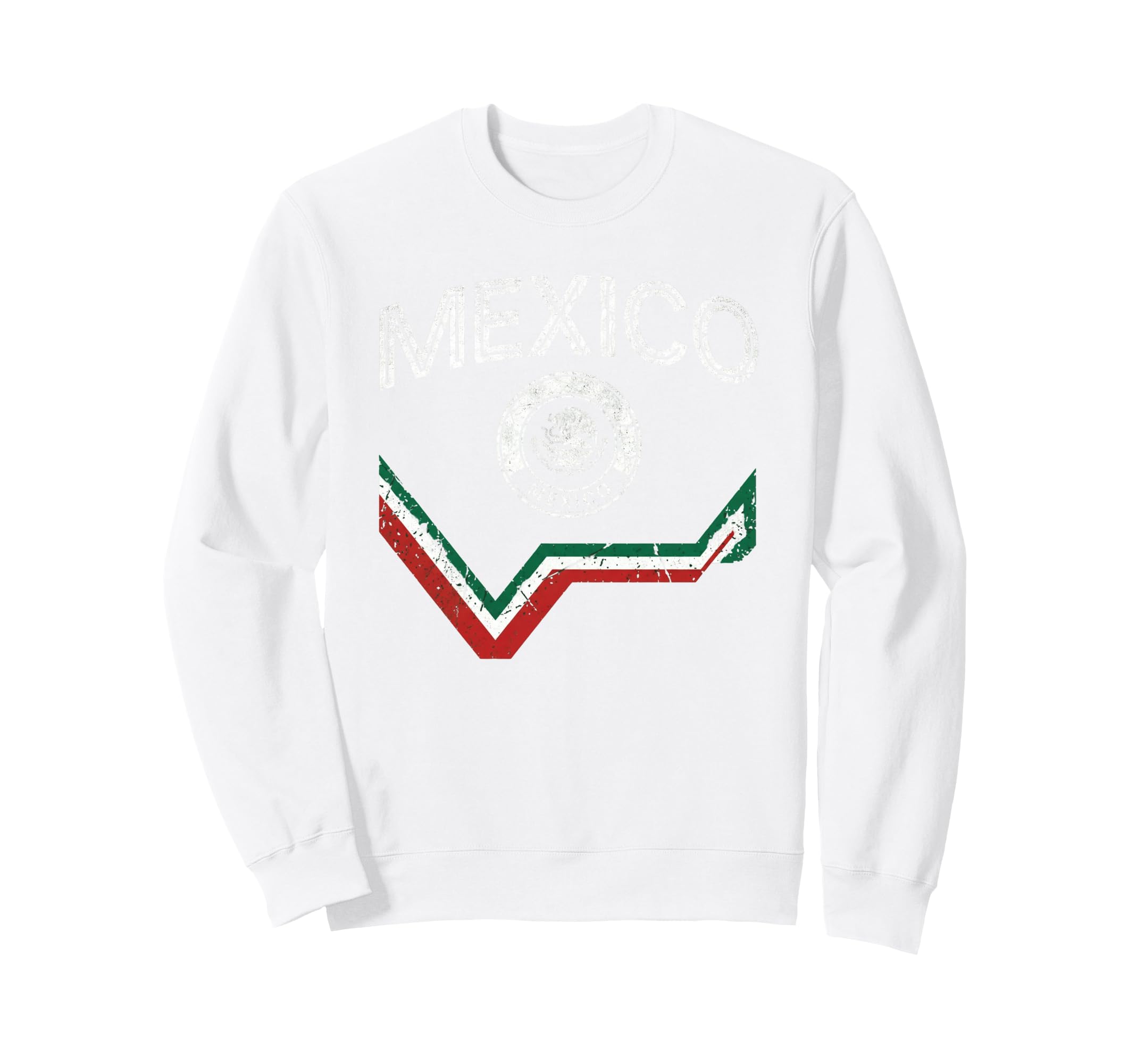 Mexico Flag Mexican Hispanic Sweatshirt - Fun Novelty Design for Adults - T-Shirt, Sweatshirt, Hoodie