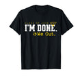 Senior Class 2026 Graduation Soccer Im Done T-Shirt - Graphic Print Unisex - T-Shirt, Sweatshirt, Hoodie