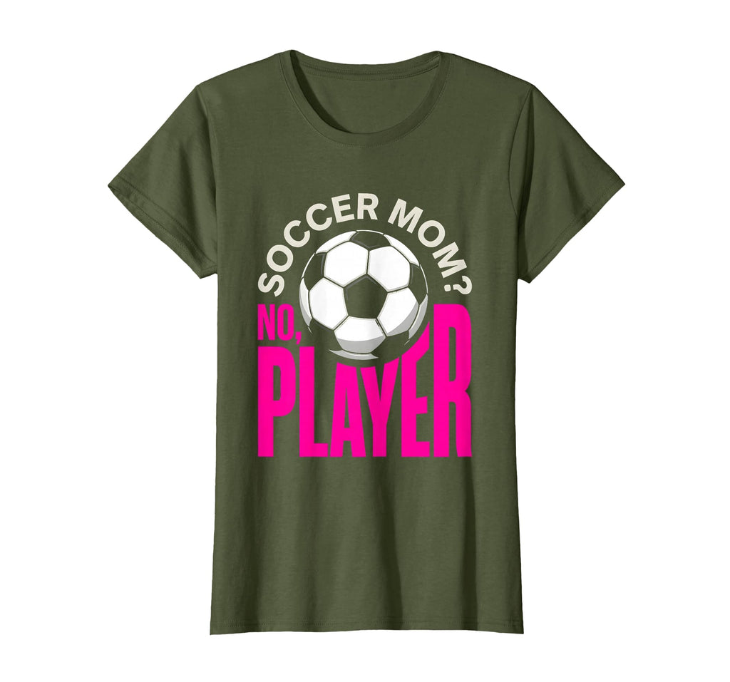 Soccer Mom No Player Womens Soccer T-Shirt - Aesthetic Graphic for Adults - T-Shirt, Sweatshirt, Hoodie