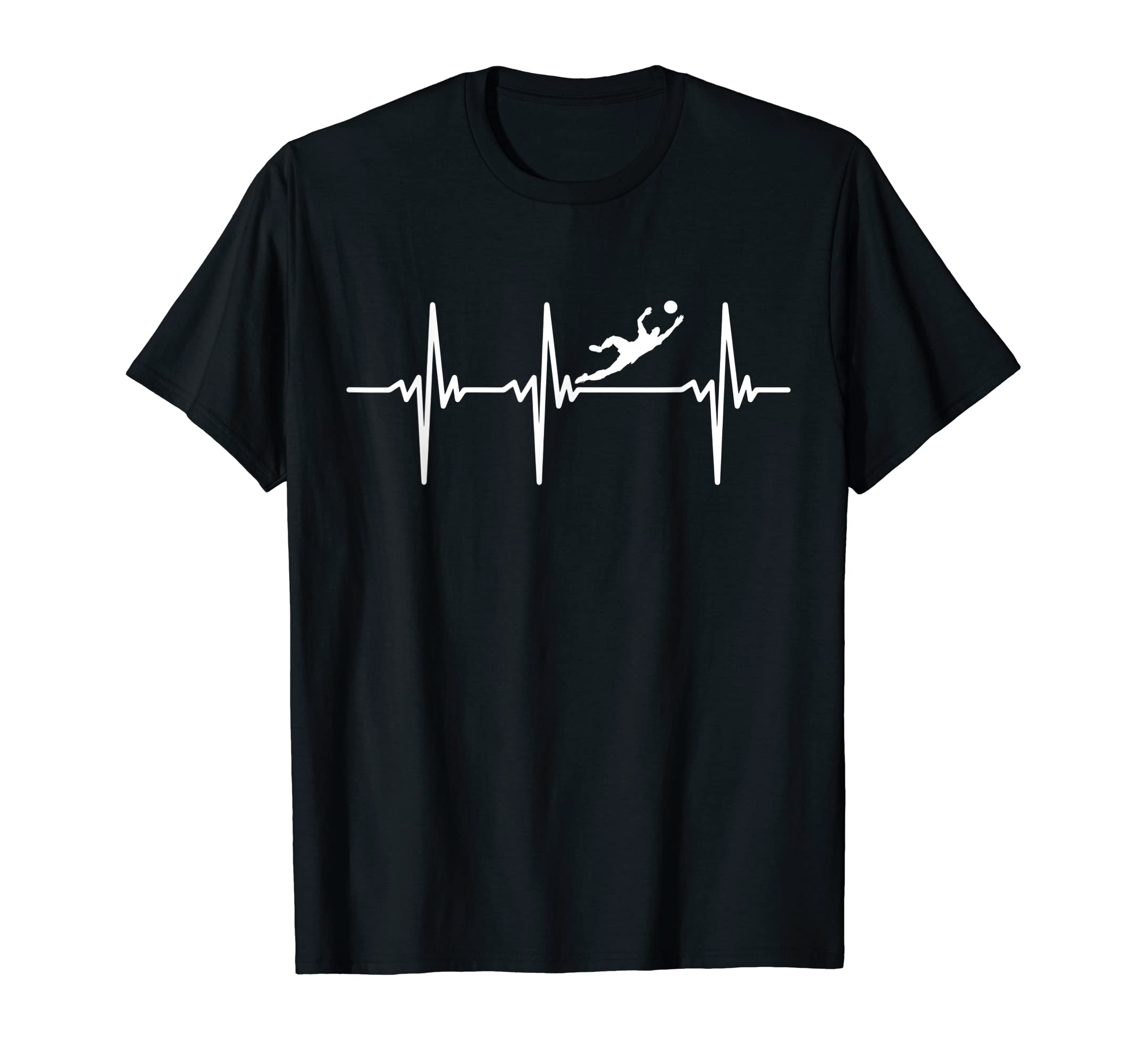 Heartbeat Heartline Heart Rate Soccer Hoodie - Minimalist Print for Adults - T-Shirt, Sweatshirt, Hoodie