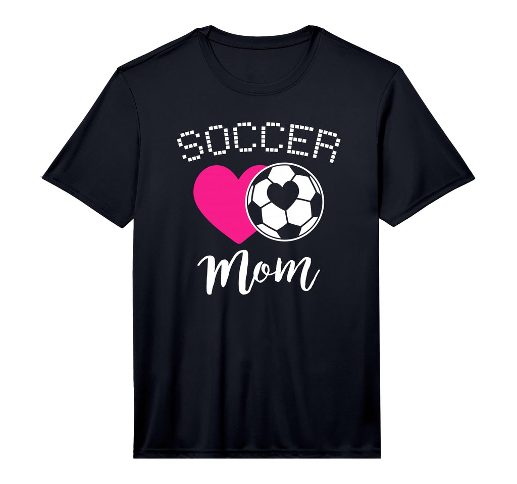 Mens Soccer Mom Love Heart Mama Mommy T-Shirt - Novelty Apparel Unisex - T-Shirt, Sweatshirt, Hoodie